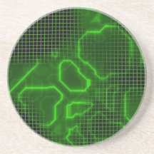 Computer Circuit Board Textured Coasters