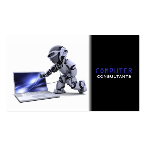 Computer Consultants Business Card (front side)