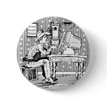 Computer Cowboy Pin