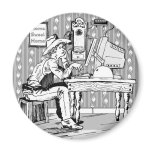 Computer Cowboy magnets
