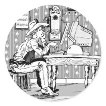 Computer Cowboy Sticker