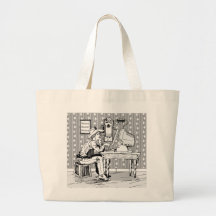 Computer Cowboy Tote Bag