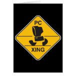 computer crossing (xing) sign cards