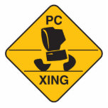 computer crossing (xing) sign cut outs