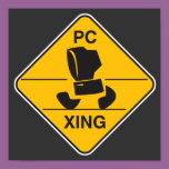 computer crossing (xing) sign
