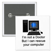 Computer Doctor Pin