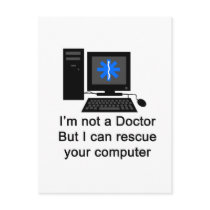 Computer Doctor Post Card