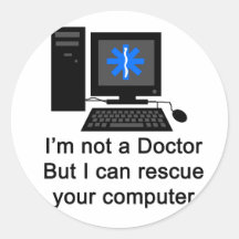 Computer Doctor Sticker