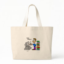 Computer Engineer Cartoon bags