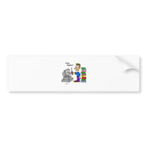 Computer Engineer Cartoon bumper stickers