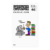 Computer Engineer Cartoon stamps