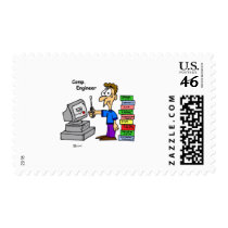 Computer Engineer Cartoon stamps