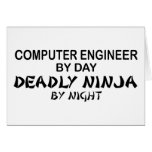 Computer Engineer Deadly Ninja Card