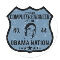Computer Engineer Obama Nation stickers by poorrichards Computer Engineer Obama Nation stickers