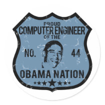 Computer Engineer Obama Nation stickers by poorrichards Computer Engineer Obama Nation stickers