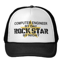 Computer Engineer Rock Star Hat