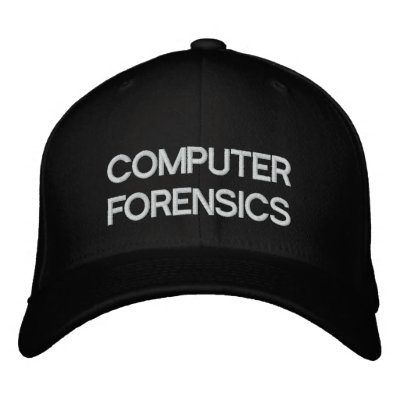 Forensic Computer Science on Computer Forensics Embroidered Hat From Zazzle Com