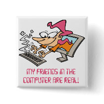Computer Friends Button