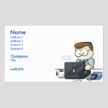 computer geek business card