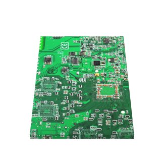 Computer Geek Circuit Board - green Gallery Wrapped Canvas