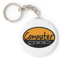 computer geek keychain