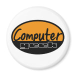 computer geek refrigerator magnets