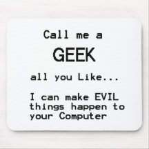 Computer Geek Mouse Mats