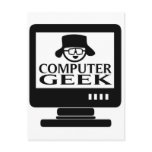 Computer Geek Post Cards