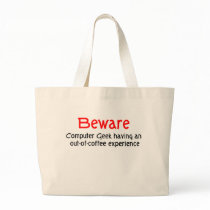 Computer Geek Tote Bag by occupationtshirts Computer Geek Tote Bag