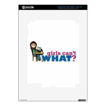 Computer Girl - Light Decals For iPad 3