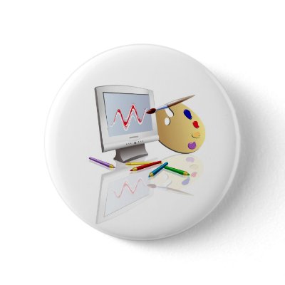 Computer Graphics Pinback Buttons by Lidusik