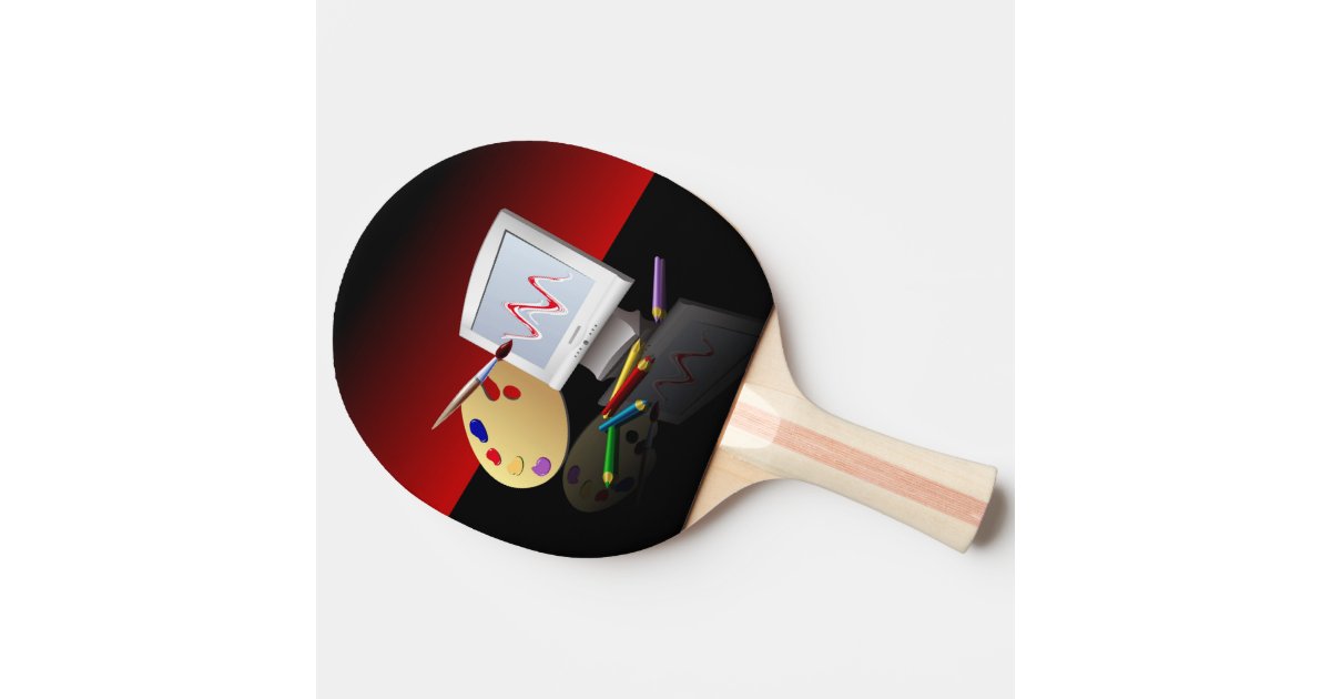 computer graphics ping pong paddle zazzle computer graphics ping pong paddle zazzle