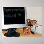 Computer guard poster