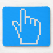 COMPUTER HAND ICON mousepads