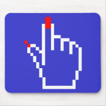 COMPUTER HAND POINTER 1 mousepads