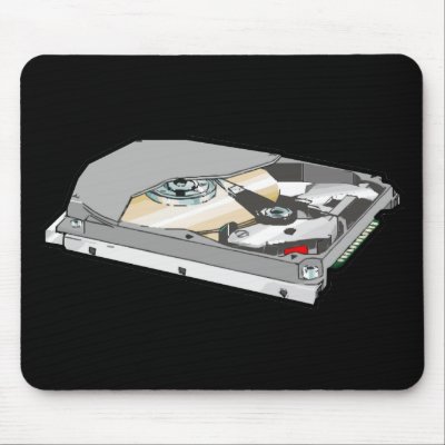 COMPUTER HARD DISK DRIVE HDD MOUSE MAT by Sofia_Youshi