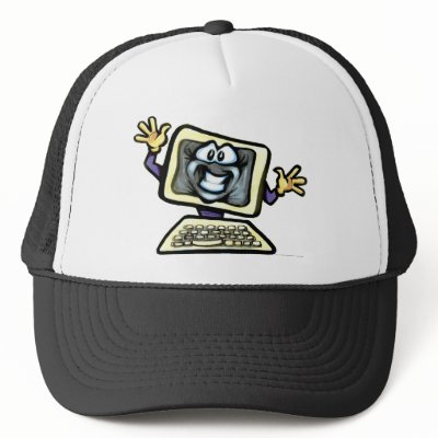 Computer Mesh Hat by FunGraphix