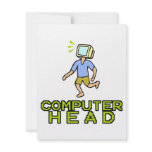 computer head invitations
