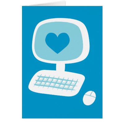 Computer Heart Card by toxiferous