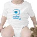 Computer Heart Infant T-Shirt