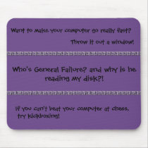 Computer Humor Mousepad