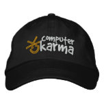 Computer Karma Cap Embroidered Baseball Cap