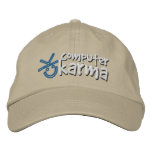Computer Karma Hat Embroidered Hats