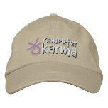 Computer Karma Hat Embroidered Baseball Cap