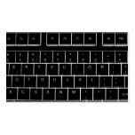 computer keyboard business card