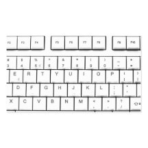 computer keyboard business card templates
