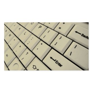 computer keyboard business cards