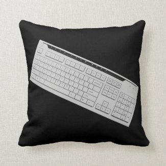 computer keyboard pillow