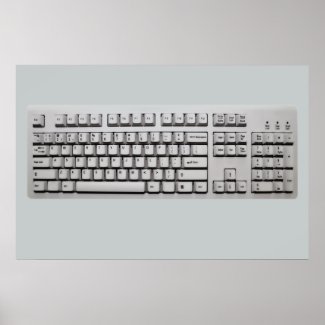 computer keyboard poster
