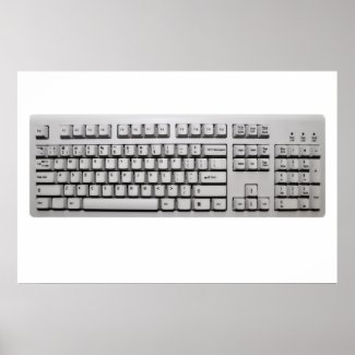 computer keyboard poster